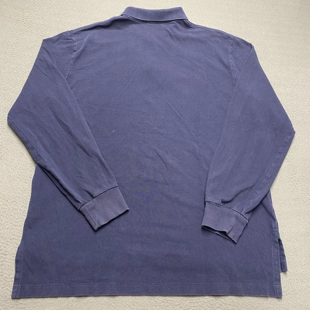 Polo Ralph Lauren Polo Shirt Mens XL Blue 100% Cotton Classic Fit Pony Logo